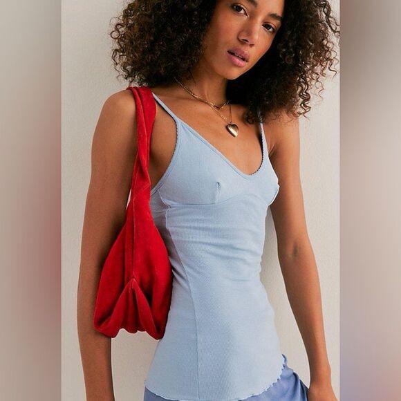 NWOT Free People Intimately Free Keep A Secret Cami Tank Top Small - Picture 2 of 7